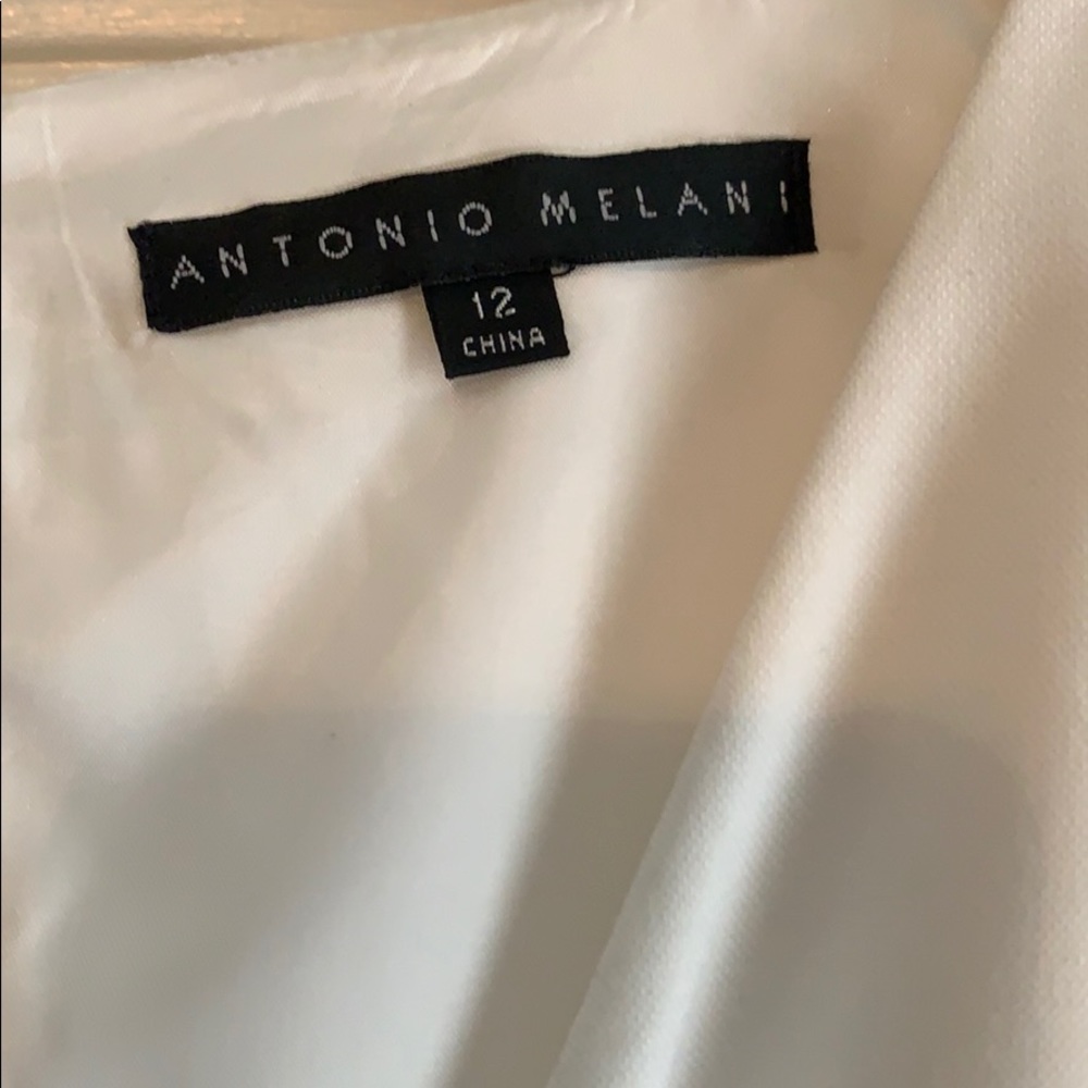 Antonio Melani white dress size 12 NWT - Picture 4 of 5